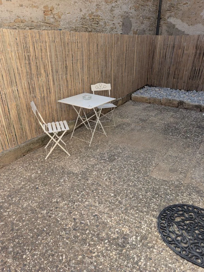 Terrasse privée de la Suite Médiévale